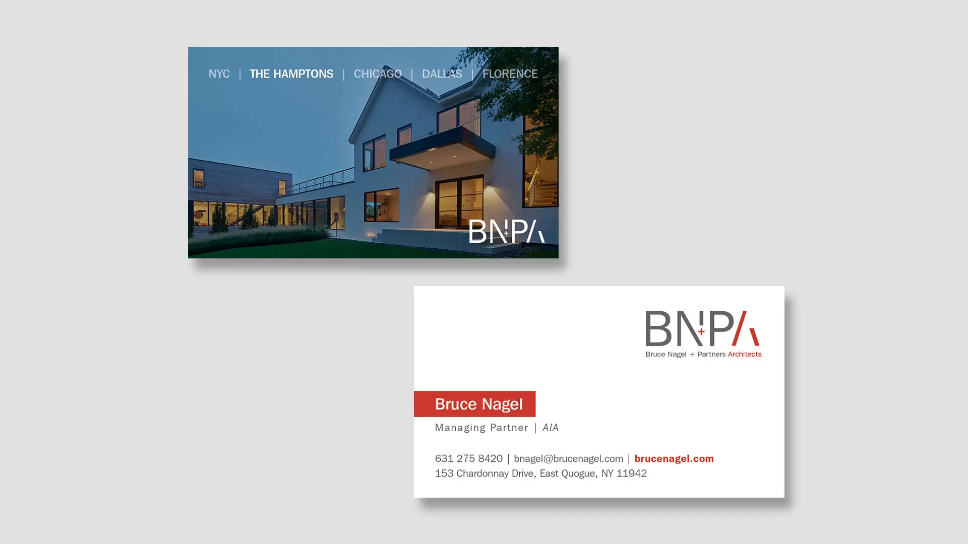 Custom Business Card Design - Bruce Nagel