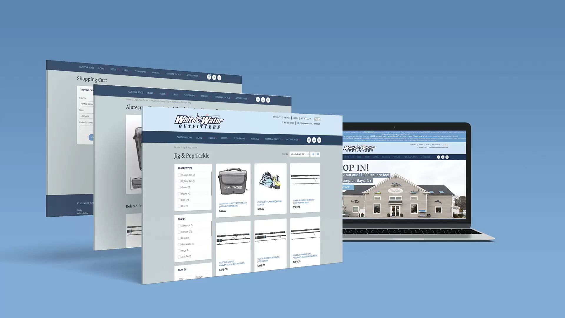 Custom Website Design - White Water Outfitters